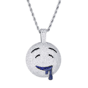 Open image in slideshow, Drool Emoji Pendant
