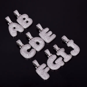 Open image in slideshow, Bubble Letters Custom Name Pendant
