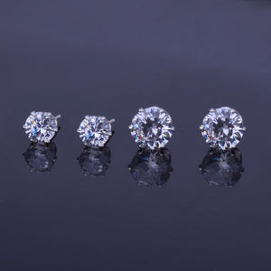 Single Diamond Earrings