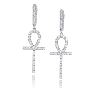 Open image in slideshow, Ankh Earrings
