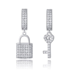 Open image in slideshow, Key &amp; Padlock Earrings
