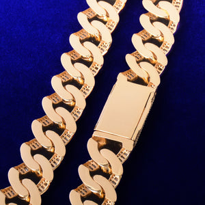 ZigZag Baguette Cuban Necklace 