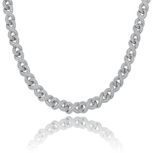 Open image in slideshow, Cuban Infinity Necklace 
